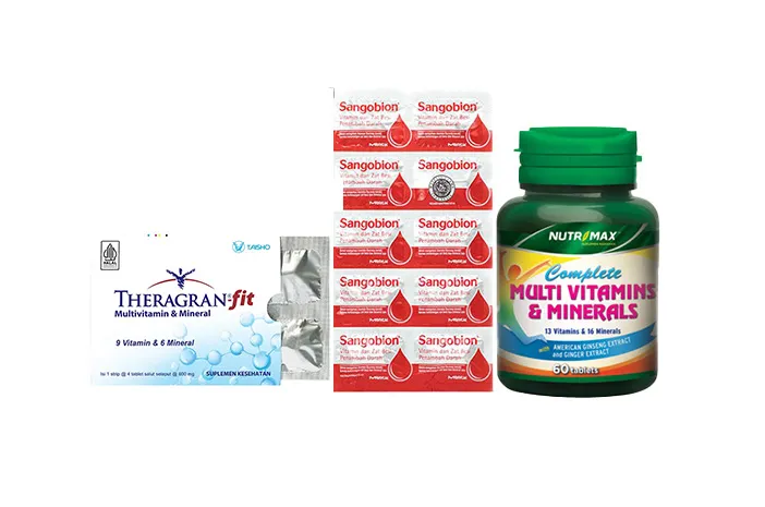 vitamin dan mineral harian